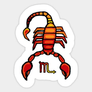 Sexy-Exy Zodiak Scorpio Sticker